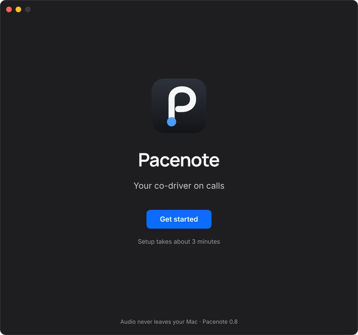 Pacenote: Light and dark
